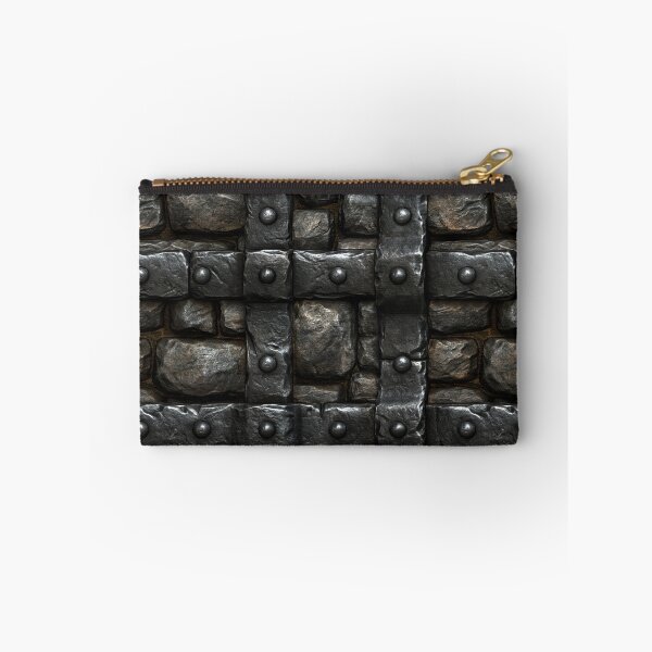 Item preview, Dark Charcoal Stone Wall with Iron Bolts designed and sold by Piotrek0001.