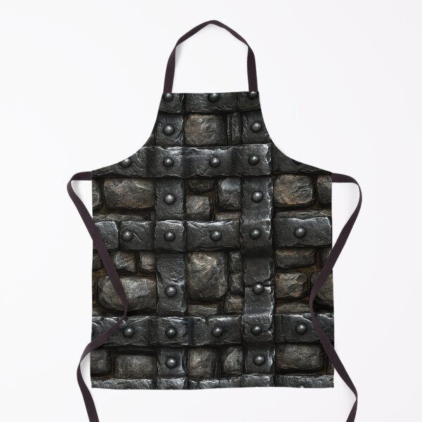 Item preview, Dark Charcoal Stone Wall with Iron Bolts designed and sold by Piotrek0001.