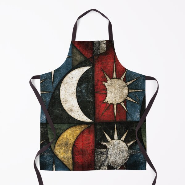 Item preview, Celestial Heraldic Shield with Sun and Moon designed and sold by Piotrek0001.