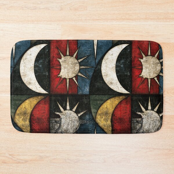 Item preview, Celestial Heraldic Shield with Sun and Moon designed and sold by Piotrek0001.