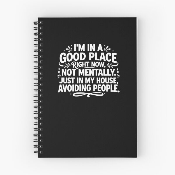 Item preview, I’m in a good place. Avoiding people. designed and sold by Comfy Creations.