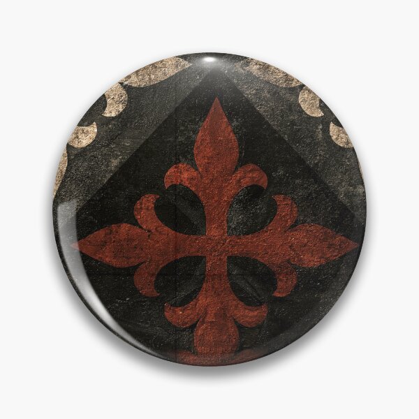 Item preview, Red and Charcoal Diamond Medieval Pattern designed and sold by Piotrek0001.