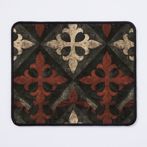 Item preview, Red and Charcoal Diamond Medieval Pattern designed and sold by Piotrek0001.