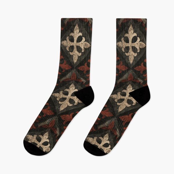 Item preview, Red and Charcoal Diamond Medieval Pattern designed and sold by Piotrek0001.