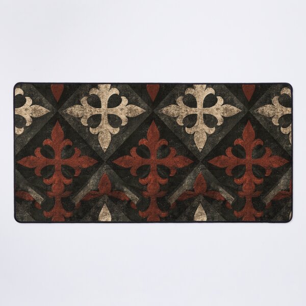 Item preview, Red and Charcoal Diamond Medieval Pattern designed and sold by Piotrek0001.