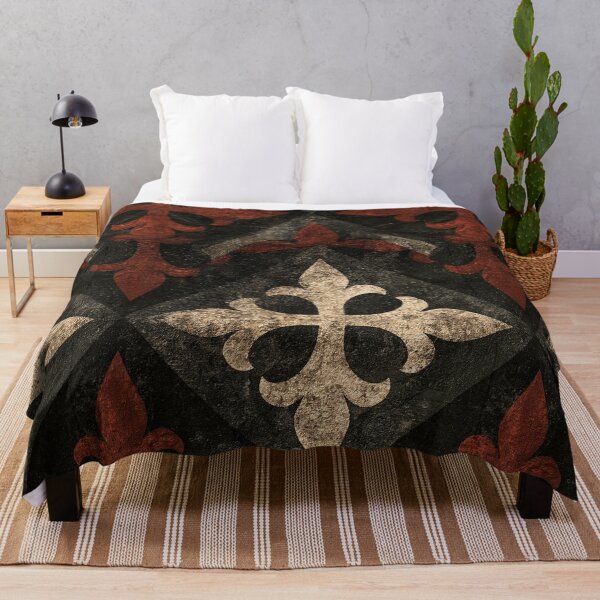 Item preview, Red and Charcoal Diamond Medieval Pattern designed and sold by Piotrek0001.