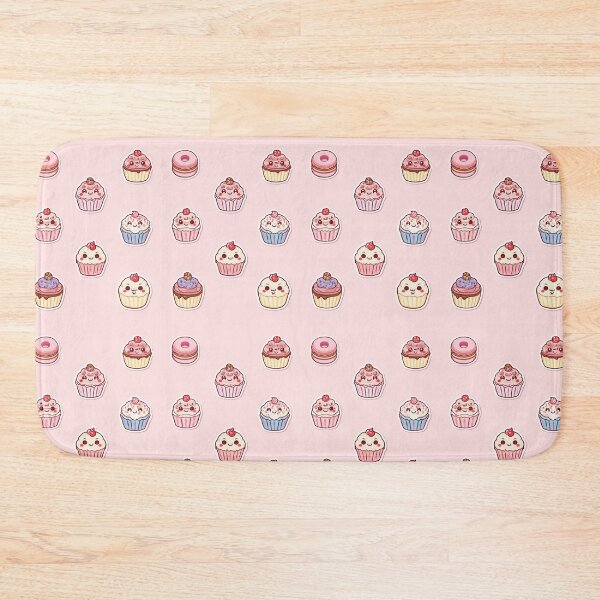 Item preview, Cute Kawaii Cupcakes And Macaron Sweet Dessert Illustration Art designed and sold by Artemis & Woven Collective.
