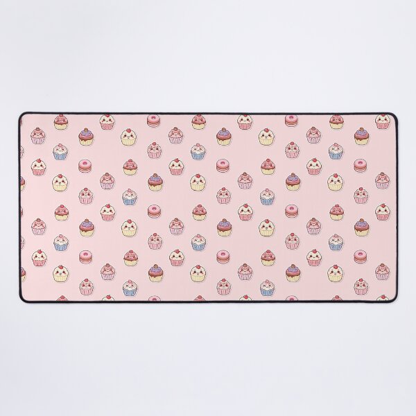 Item preview, Cute Kawaii Cupcakes And Macaron Sweet Dessert Illustration Art designed and sold by Artemis & Woven Collective.