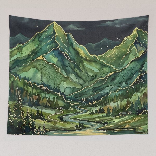Item preview, Green Mountains  designed and sold by GraphicsClub.