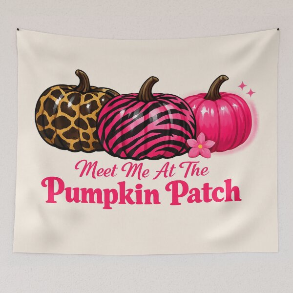 Item preview, Meet Me At The Pumpkin Patch Tortoise Pink Zebra Pumpkins Fall designed and sold by Yellowriversss.