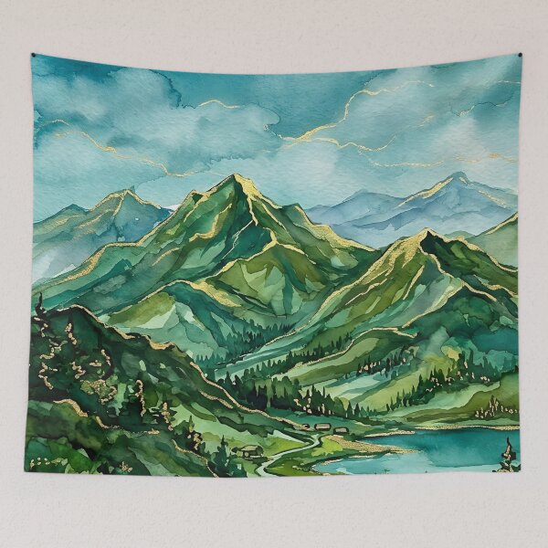 Item preview, Green Mountains  designed and sold by GraphicsClub.