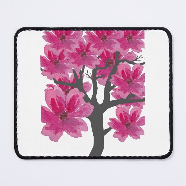 Item preview, pink cherry blossom floral art designed and sold by introvertarts.