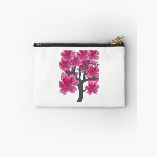 Item preview, pink cherry blossom floral art designed and sold by introvertarts.