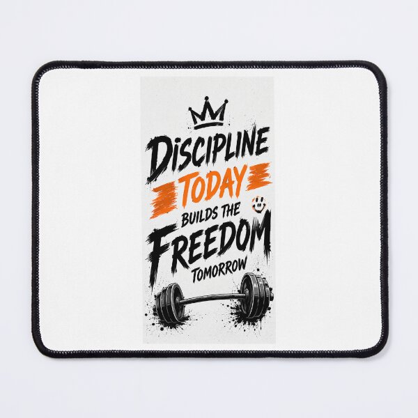Item preview,  Discipline Today Builds The Freedom Tomorrow Gym Quote designed and sold by Ak-art-shop.