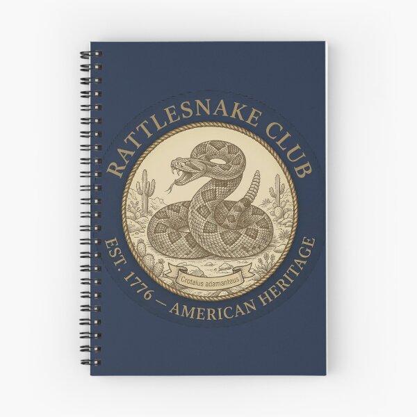 Item preview, Rattlesnake Club American Heritage Vintage Badge designed and sold by CalmCapy Co.