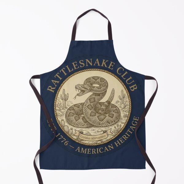 Item preview, Rattlesnake Club American Heritage Vintage Badge designed and sold by CalmCapy Co.