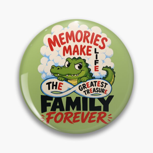 Item preview, Cute Crocodile Family Forever Art Print designed and sold by Nadiename.