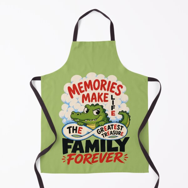 Item preview, Cute Crocodile Family Forever Art Print designed and sold by Nadiename.