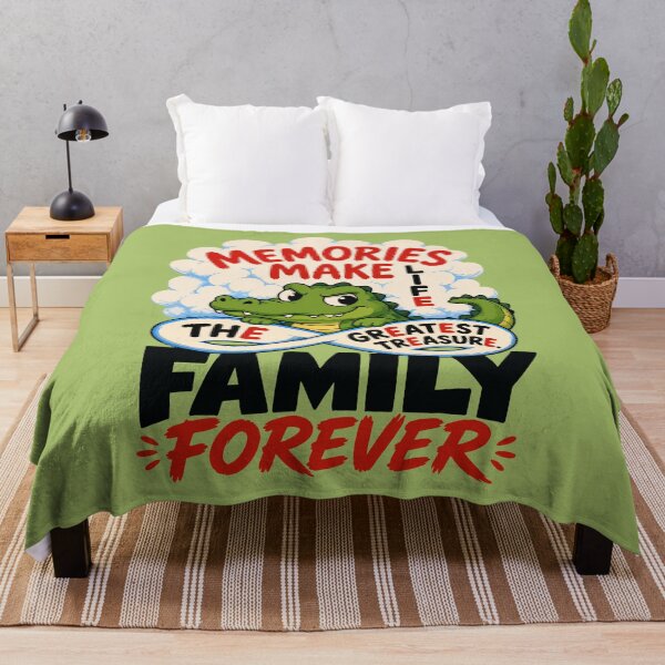 Item preview, Cute Crocodile Family Forever Art Print designed and sold by Nadiename.