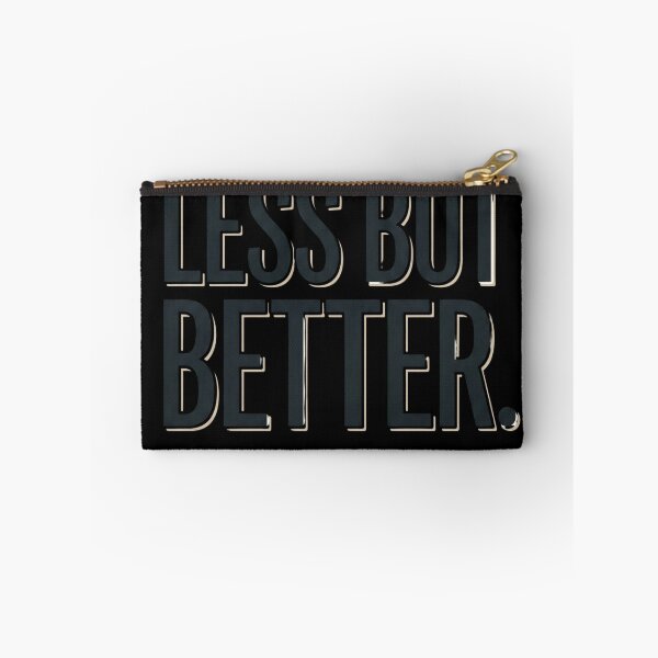 Item preview, Less But Better Minimalist Life Quote designed and sold by Origamoart.