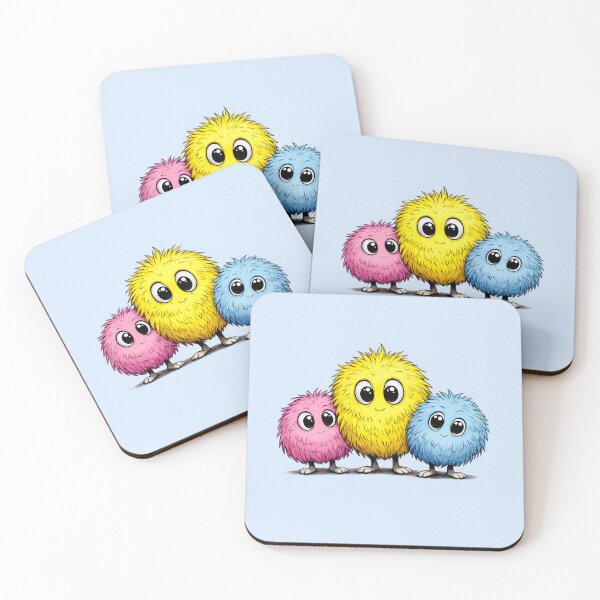 Item preview, The creatures #5 Fluffy Bonnies designed and sold by Poppflix-TM.