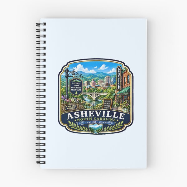 Item preview, Asheville, North Carolina - Blue Ridge Mountains designed and sold by Myra365Art.