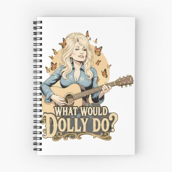 Item preview, What Would Dolly Do Dolly Parton Country Music What Would Dolly Do Butterflies Guitar Icon Legend I designed and sold by VincentMulisan1.