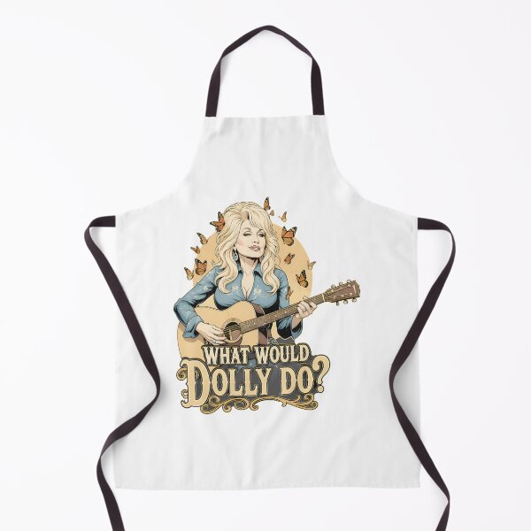 Item preview, What Would Dolly Do Dolly Parton Country Music What Would Dolly Do Butterflies Guitar Icon Legend I designed and sold by VincentMulisan1.