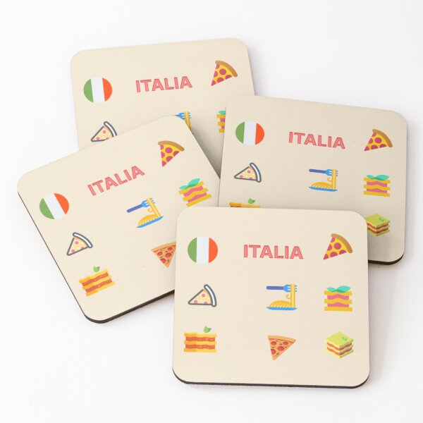 Item preview, Italian Culture & Food | Colorful Italy Travel Illustration designed and sold by Yasmine Mohammed.