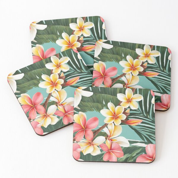 Item preview, Frangipani Tropical Colour Floral designed and sold by SerenebySL.