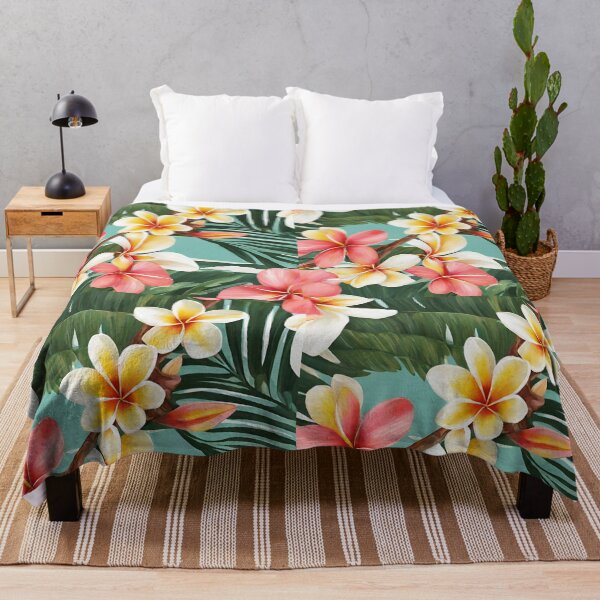 Item preview, Frangipani Tropical Colour Floral designed and sold by SerenebySL.
