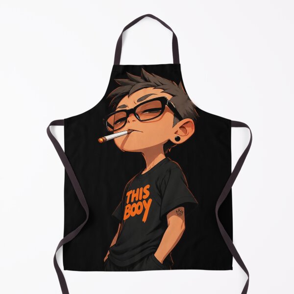 Item preview, Cool Bad Boy Anime Guy Streetwear Glasses Cigarette Vintage Art designed and sold by Shakhbata-1.