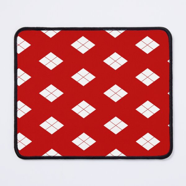 Item preview, Takeda Shingen Crest - Takeda Bishi Samurai Mon White Red Tile / Japanese Crest designed and sold by 戦国まーけっと SENGOKU MARKET.