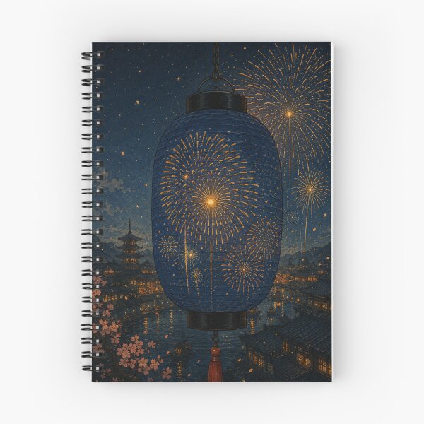 Item preview, Fireworks Night Lantern designed and sold by  Silent Japan Studio.