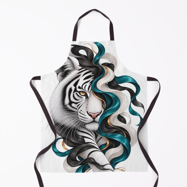 Item preview, Turquoise Ribbon Tiger designed and sold by LiMarchee.