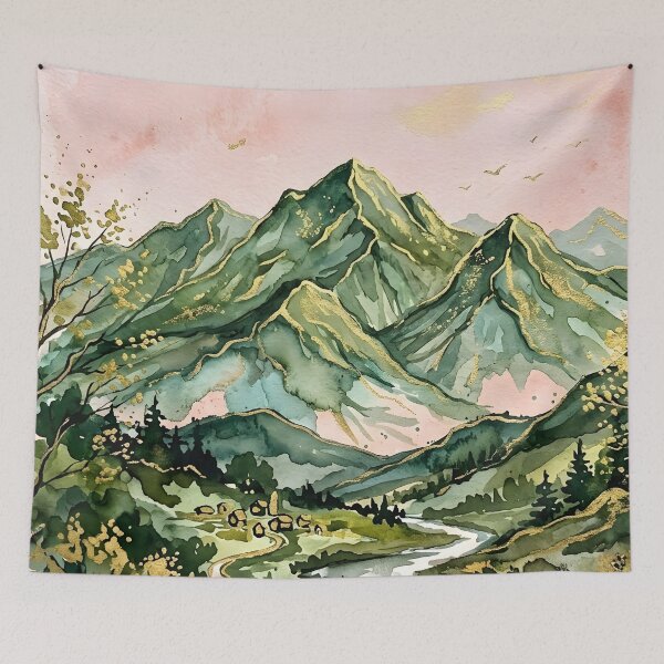 Item preview, Green Mountains  designed and sold by GraphicsClub.