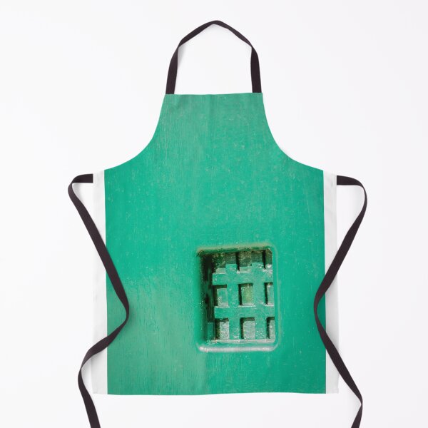 Item preview, Green Textured Metal Vent On Painted Door Close-Up Minimal Industrial Architectural Detail designed and sold by Nmallia.