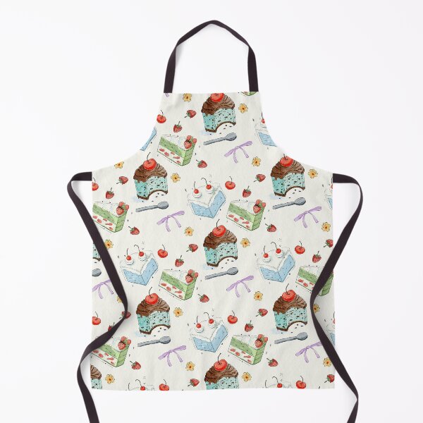Item preview, Cute Watercolor Cake and Dessert Seamless Pattern designed and sold by LafinaArt.
