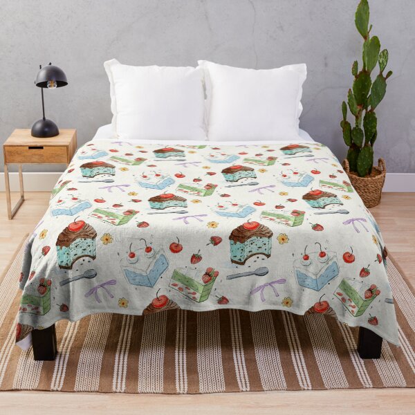 Item preview, Cute Watercolor Cake and Dessert Seamless Pattern designed and sold by LafinaArt.