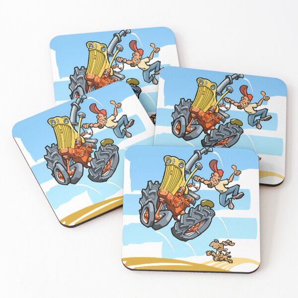 Item preview, Happy Yellow Tractor designed and sold by zurymacdougal.