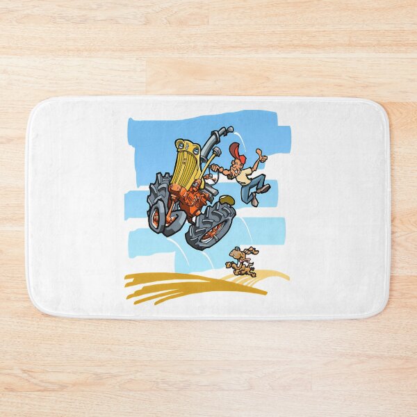 Item preview, Happy Yellow Tractor designed and sold by zurymacdougal.