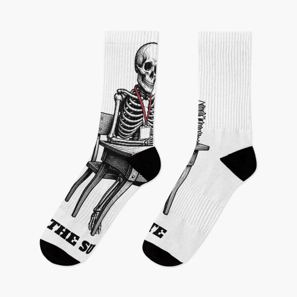 Item preview, The Substitute — Funny Skeleton Substitute Teacher Waiting  designed and sold by Uglyandcute.