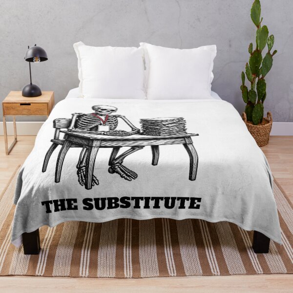 Item preview, The Substitute — Funny Skeleton Substitute Teacher Waiting designed and sold by Uglyandcute.