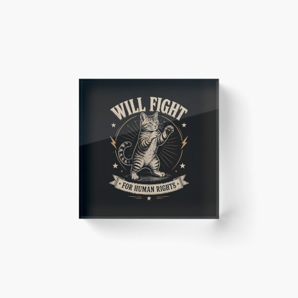Item preview, Will Fights for Human Rights, FDT, Human Rights, Equality, Social Justice, Political Protest, Activist gift designed and sold by Cchotlan.