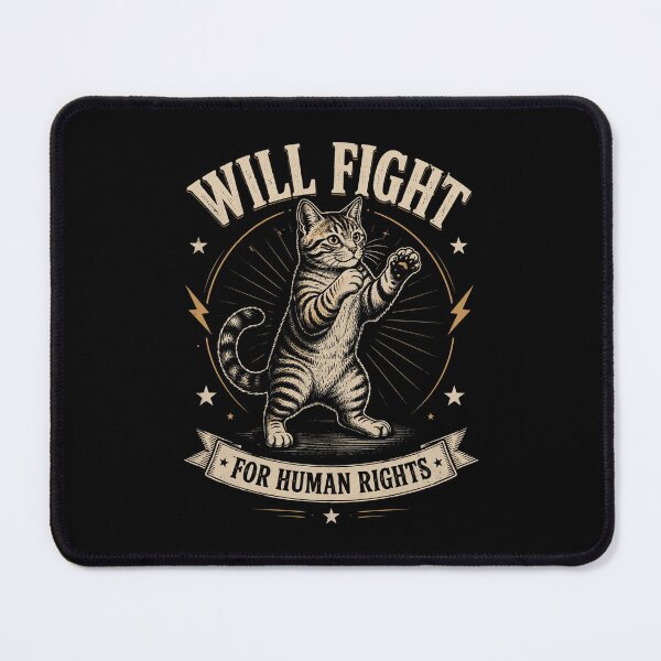 Item preview, Will Fights for Human Rights, FDT, Human Rights, Equality, Social Justice, Political Protest, Activist gift designed and sold by Cchotlan.