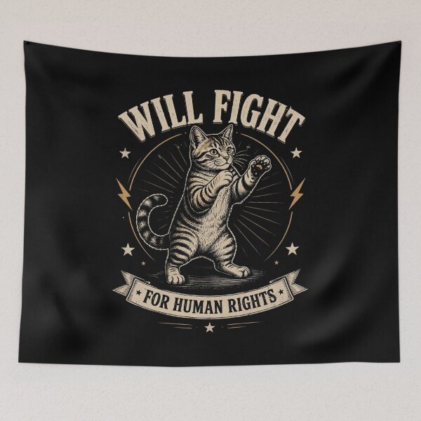Item preview, Will Fights for Human Rights, FDT, Human Rights, Equality, Social Justice, Political Protest, Activist gift designed and sold by Cchotlan.