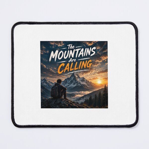 Item preview, The Mountains Are Calling Adventure Sunrise designed and sold by Ak-art-shop.