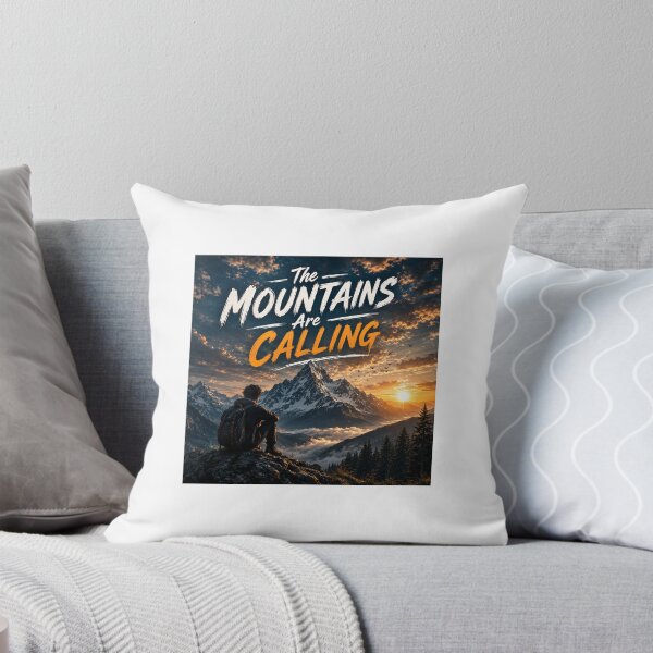 Item preview, The Mountains Are Calling Adventure Sunrise designed and sold by Ak-art-shop.