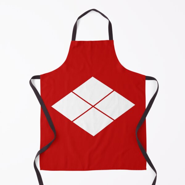 Item preview, Takeda Shingen Crest - Takeda Bishi Samurai Mon White Red / Japanese Crest designed and sold by 戦国まーけっと SENGOKU MARKET.