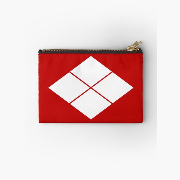 Item preview, Takeda Shingen Crest - Takeda Bishi Samurai Mon White Red / Japanese Crest  designed and sold by 戦国まーけっと SENGOKU MARKET.